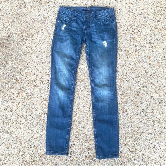 Vigoss Studio The Dublin Skinny Distressed Jeans - Picture 1 of 13
